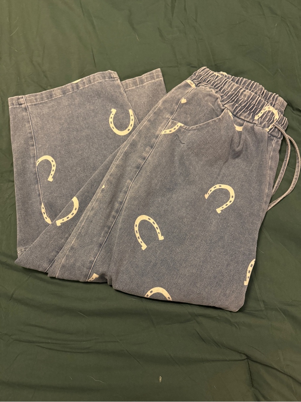 Drawstring Barrel Jeans